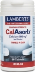 Lamberts Maximum Strength CalAsorb Calcium (as Citrate) 800mg 60 ταμπλέτες