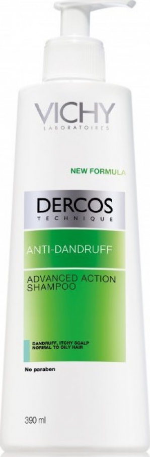 Vichy Dercos Anti Dandruff Σαμπουάν κατά της Πιτυρίδας για Λιπαρά Μαλλιά 390ml