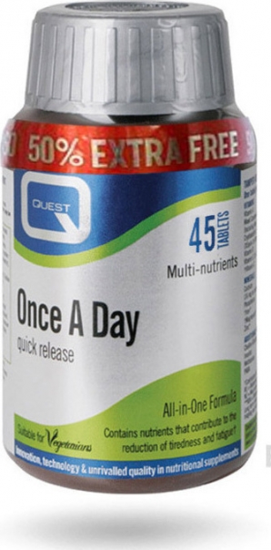 QUEST ONCE A DAY QUICK RELEASE 30 TABL+15 ΔΩΡΟ