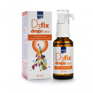 Intermed D3 Fix Drops Βιταμίνη για Ανοσοποιητικό 1000iu 30ml