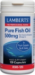 Lamberts Pure Fish Oil in Fish Gelatin 500mg 120 κάψουλες