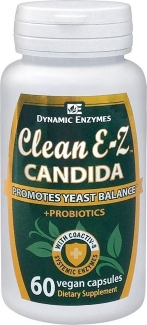 DYNAMIC ENZYMES CLEAN E-Z CANDIDA 60 CAPS
