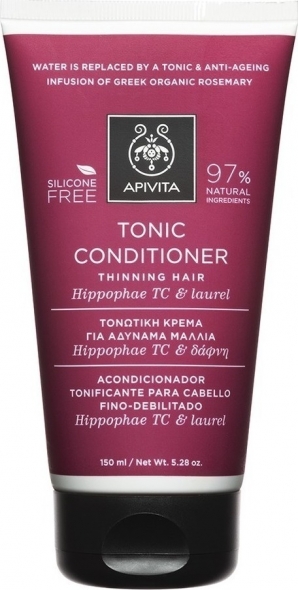 Apivita Tonic Thinning Hair Conditioner with Hippophae TC & Laurel 150ml