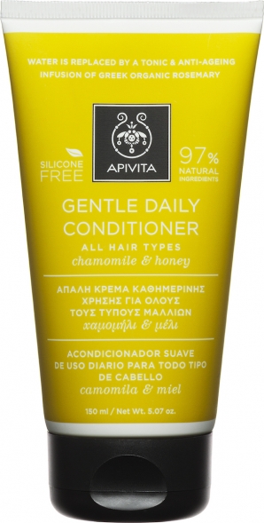Apivita Gentle Daily Conditioner για Όλους τους Τύπους Μαλλιών Χαμομήλι & Μέλι 150ml