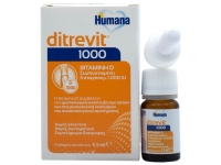 HUMANA DITREVIT VIT.D3 1000IU DROPS 5,5ML