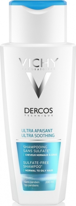 Vichy Dercos Ultra Soothing Σαμπουάν Γενικής Χρήσης για Λιπαρά Μαλλιά 200ml
