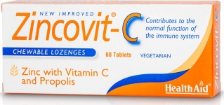 HEALTH AID ZINCOVIT C 60 TABS