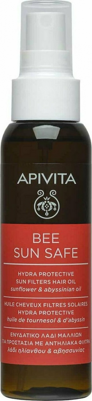 Apivita Bee Sun Safe Hydra Protection Oil Αντηλιακό Μαλλιών Spray 100ml