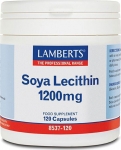 Lamberts Soya Lecithin Συμπλήρωμα Διατροφής με Λεκιθίνη 1200mg 120 κάψουλες