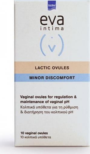 Intermed Eva Intima Minor Discomfort Lactic Ovules 10τμχ